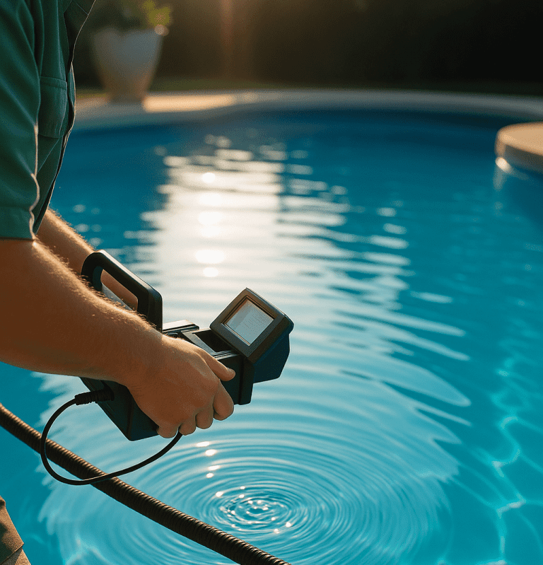 Pool leak detection service in Houston